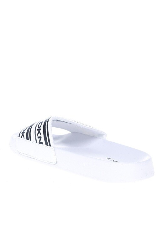 Белые женские пляжные тапочки Dkny