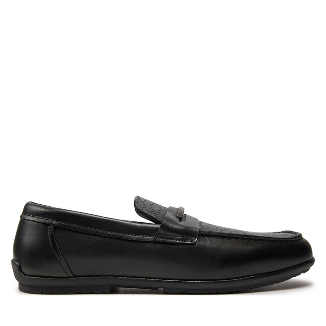 

Мокасины Calvin Klein Driving Shoe Metal Bar Mono HM0HM01433 Black Mono Perf 0GK, черный