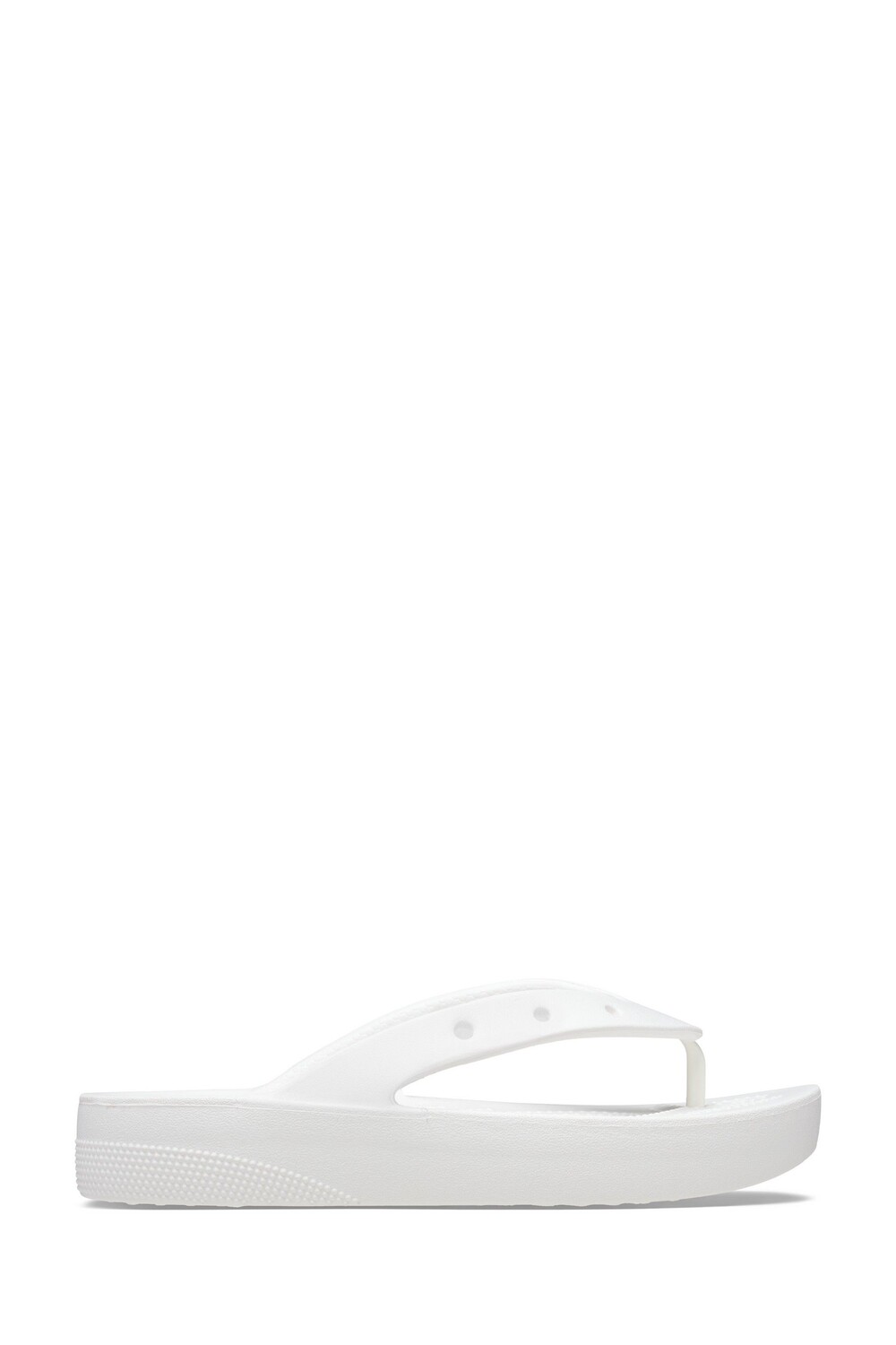 

Классика с босоножками на платформе Crocs, белый