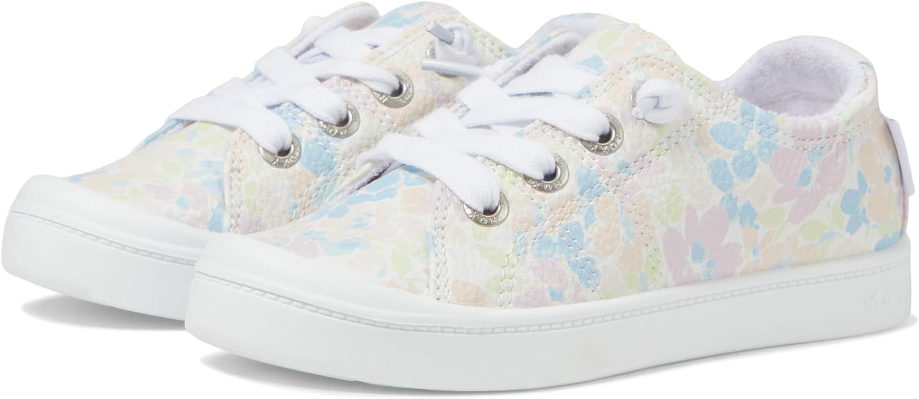 

Кроссовки Roxy Kids Bayshore Plus LX, цвет White/Light Blue