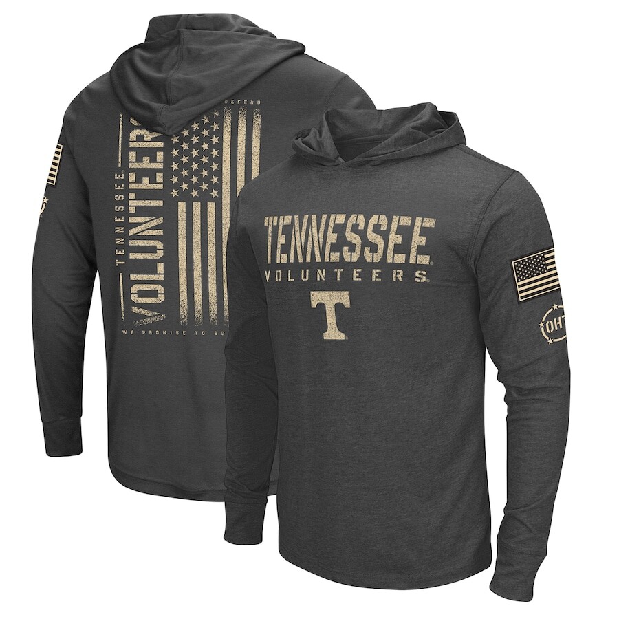 

Футболка с длинным рукавом Colosseum Tennessee Volunteers, черный
