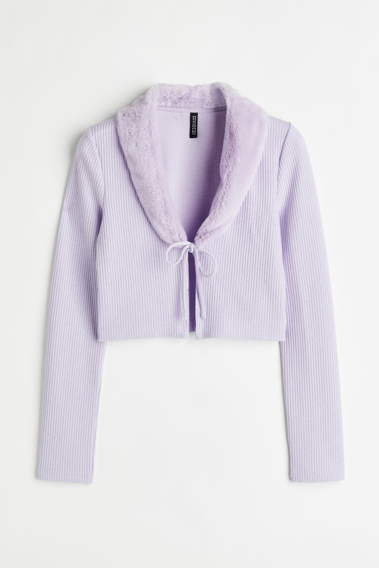 

Короткий кардиган с галстуком H&M