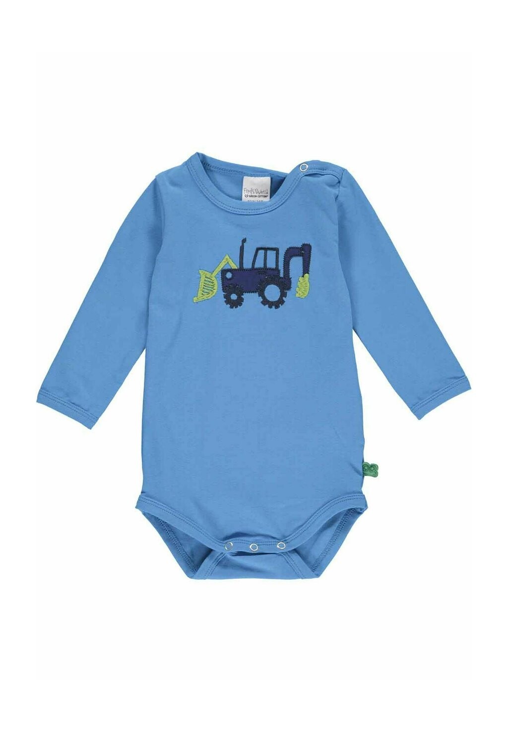 

Боди LANGARM Fred's World by Green Cotton, цвет happy blue