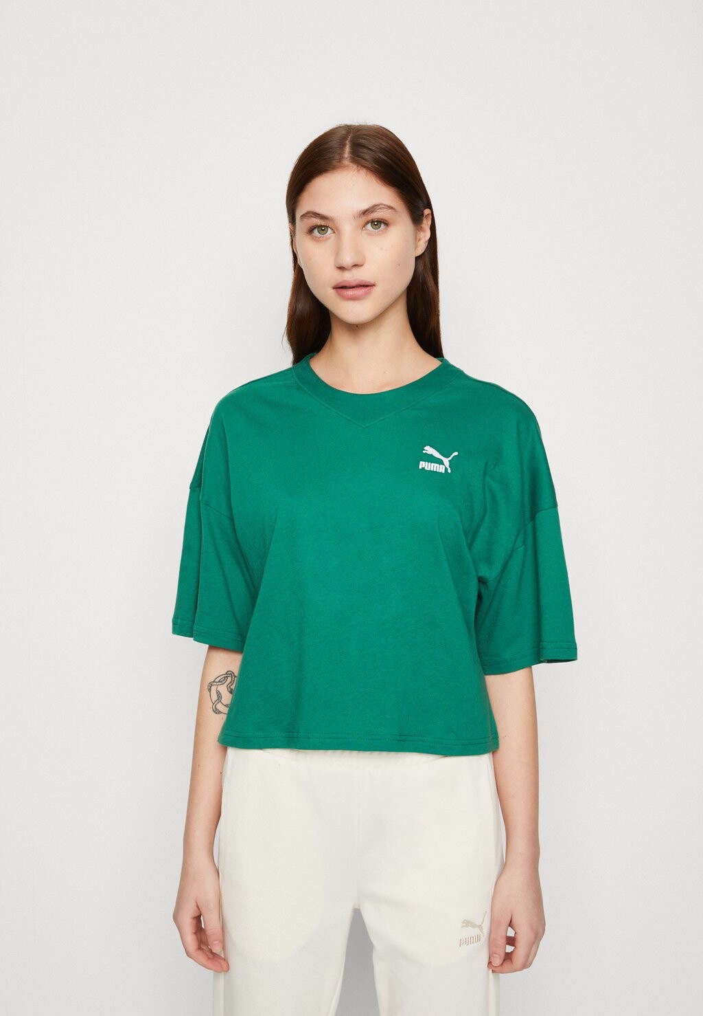 

Базовая футболка Puma, Зеленый