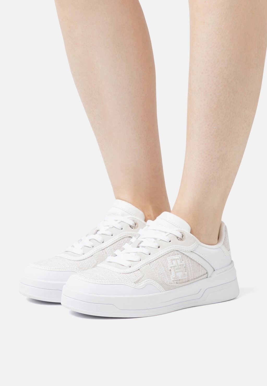 

Кроссовки Tommy Hilfiger, белый Basket, белый