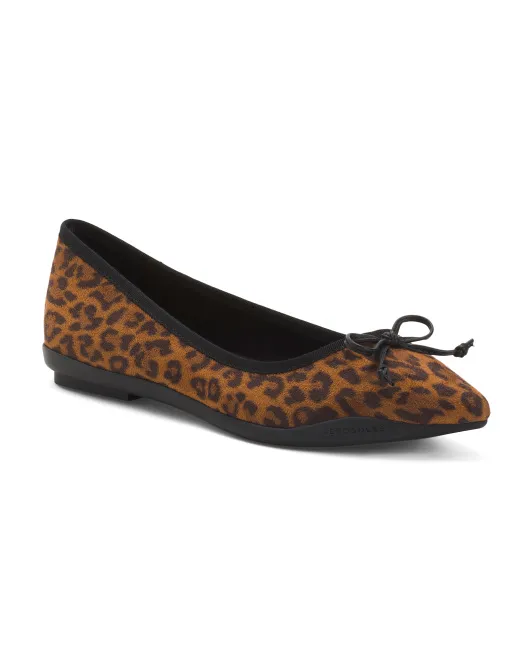 

Кожаные туфли на плоской подошве с острым носком Dumas Aerosoles, цвет Leopard