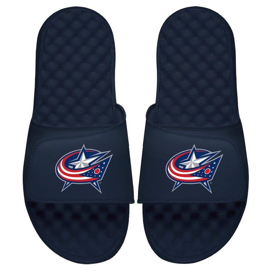 

Шлепанцы ISlide Columbus Blue Jackets, нави
