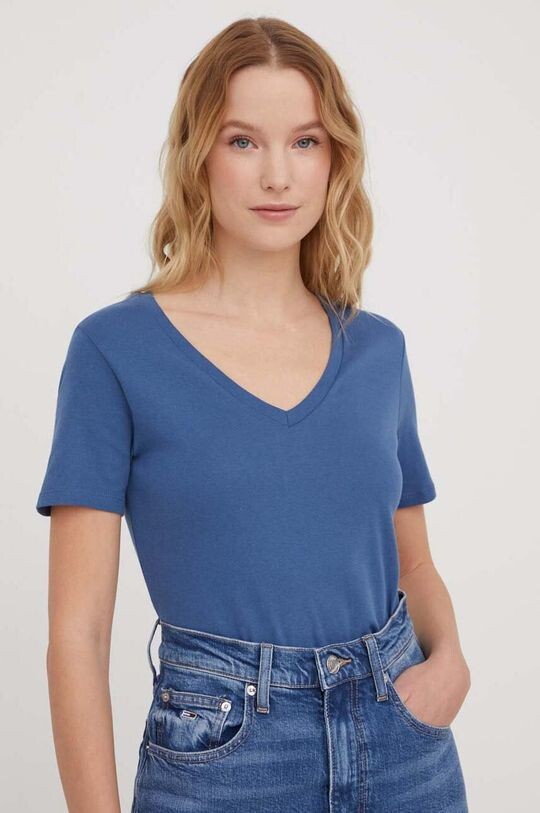 

Хлопковая футболка United Colors of Benetton, синий