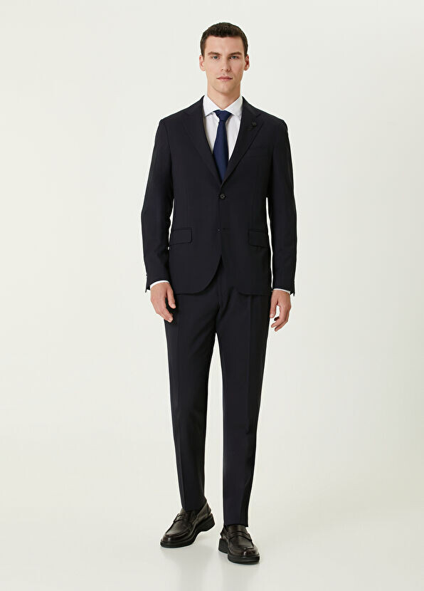

Шерстяной костюм Lardini, синий