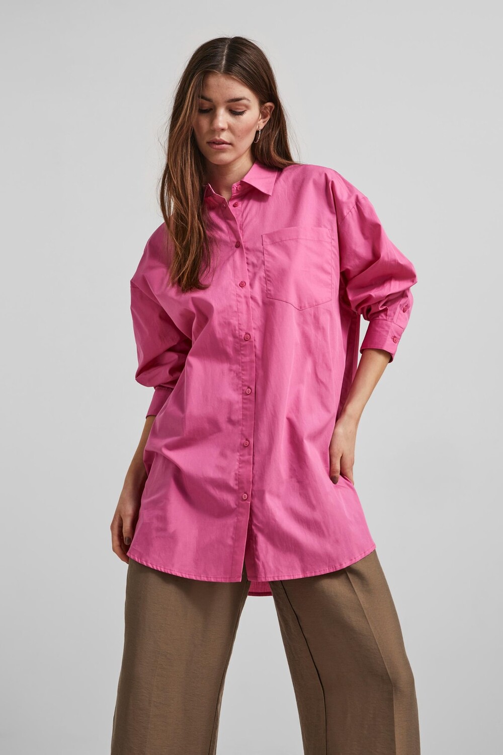 

Рубашка - Розовая - Oversize Y.A.S., розовый