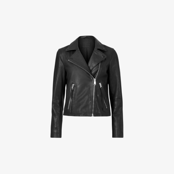 

Кожаная косуха Dalby Allsaints, черный