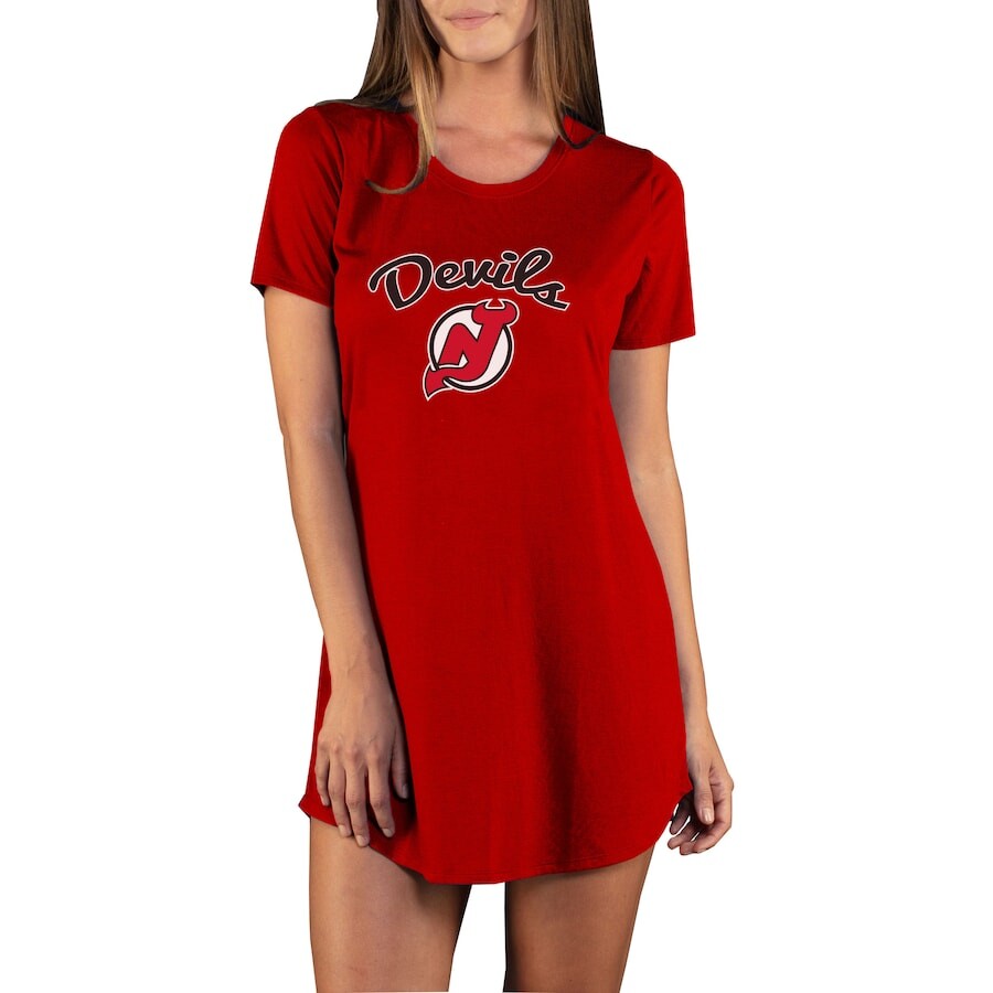 

Ночная рубашка Concepts Sport New Jersey Devils, красный