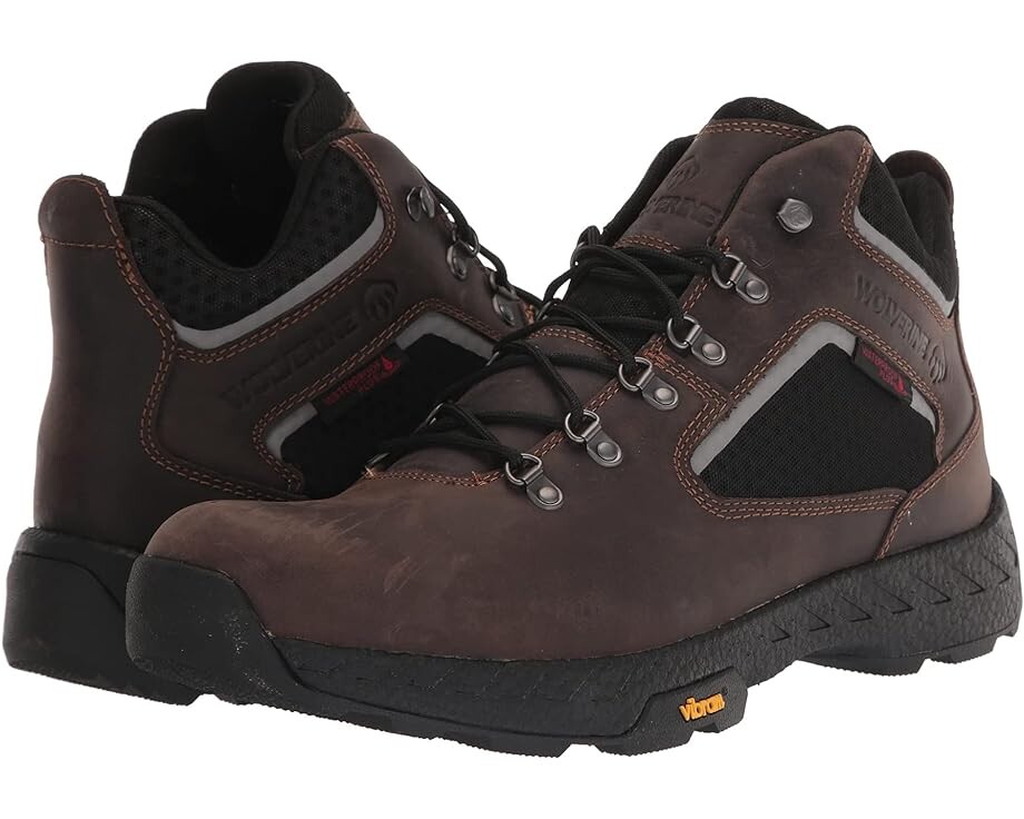 

Походные ботинки Wolverine Heritage Guide Ultraspring Mid Waterproof Hiker, цвет Bracken