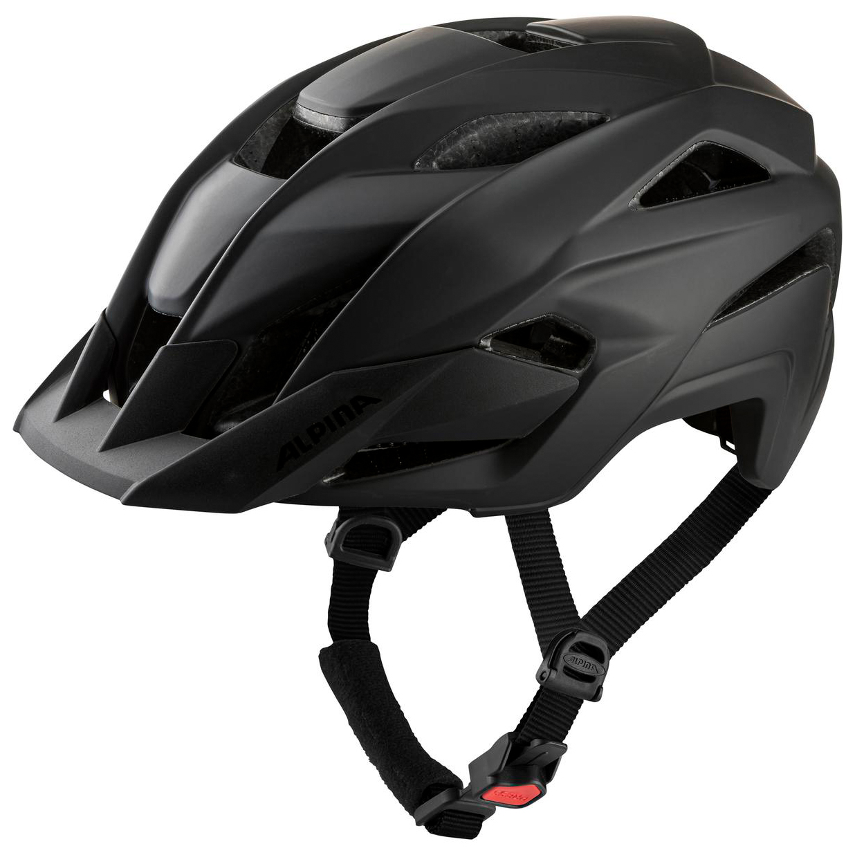 Велосипедный шлем Alpina Kamloop, цвет Black Matt