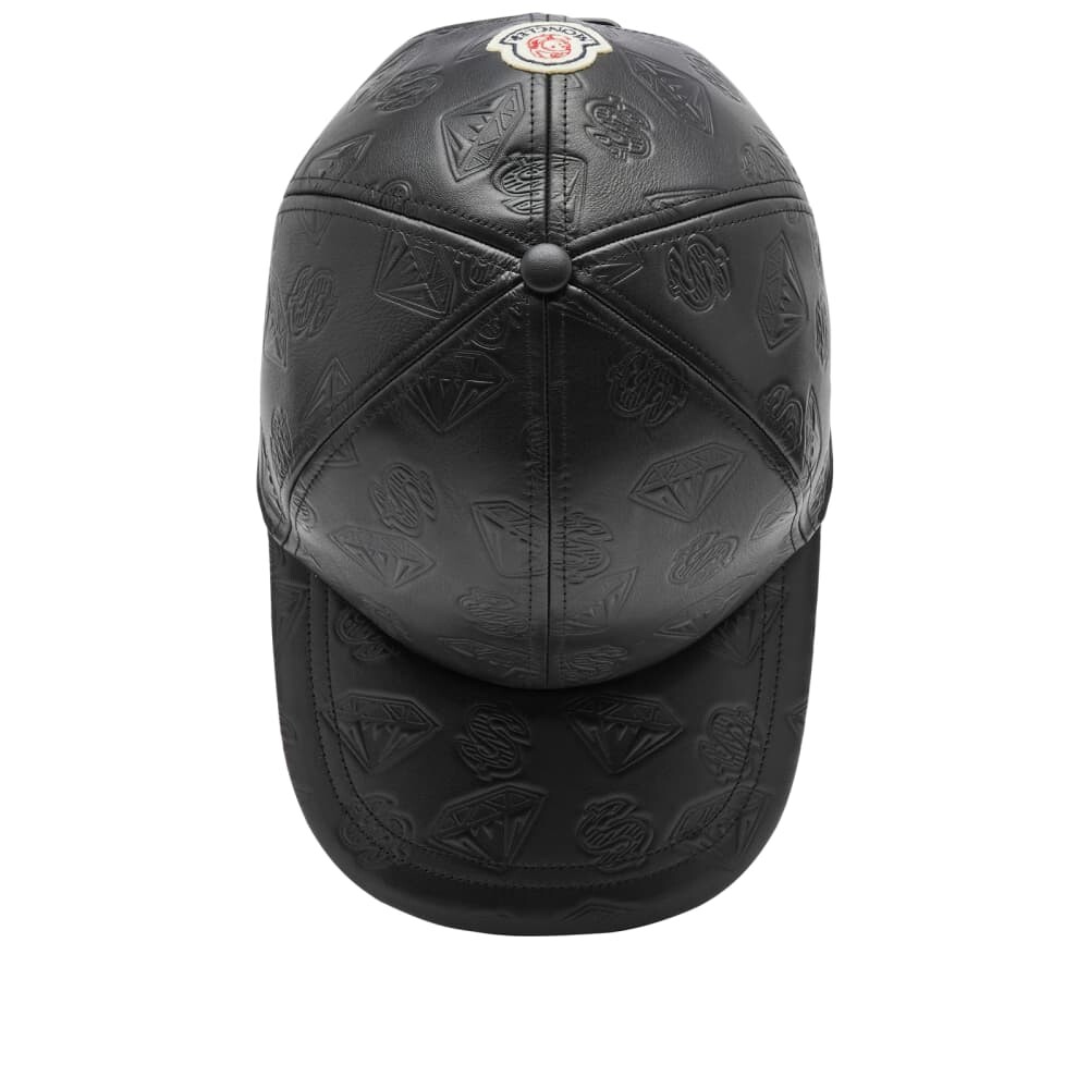 

Кожаная бейсболка Moncler Genius x BBC, черный