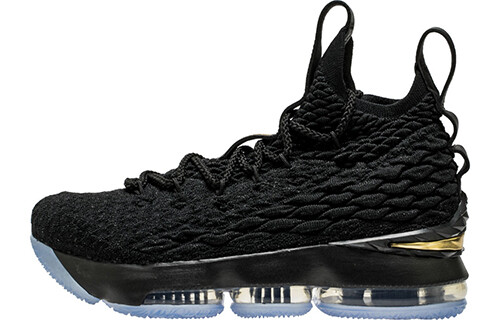 

Nike LeBron 15 черный металлик золото