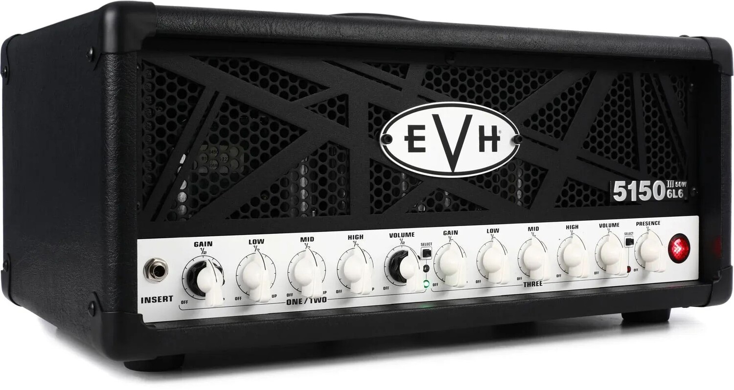 

EVH 5150III 50-ваттная ламповая головка 6L6 — черная