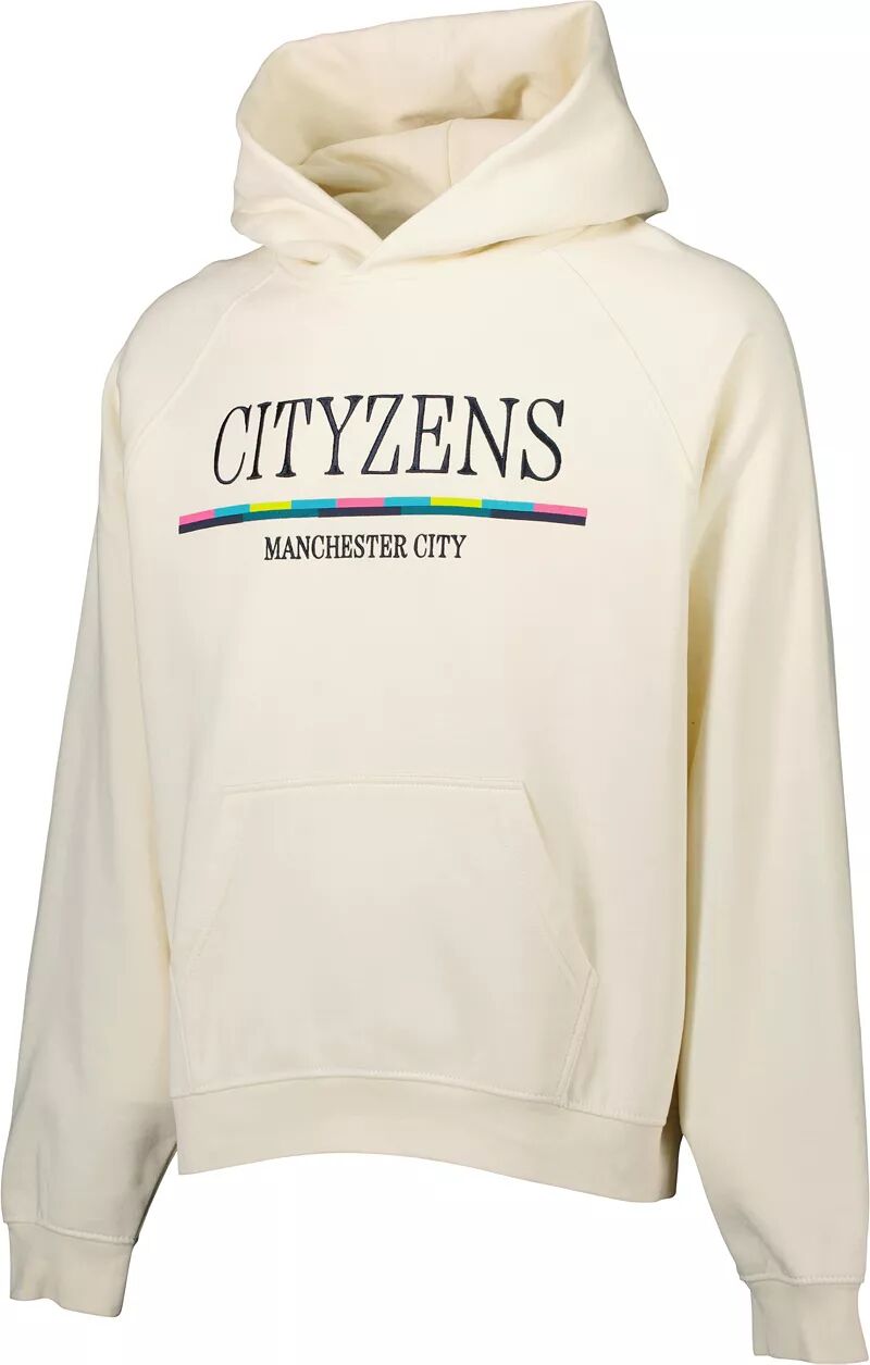 Белый пуловер с капюшоном с надписью Sport Design Sweden Manchester City southern sweden
