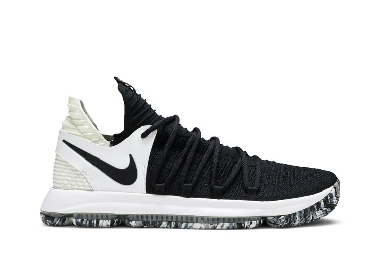 Кроссовки Nike KD 10 'Black White', черный кроссовки nike kd 14 black white черный