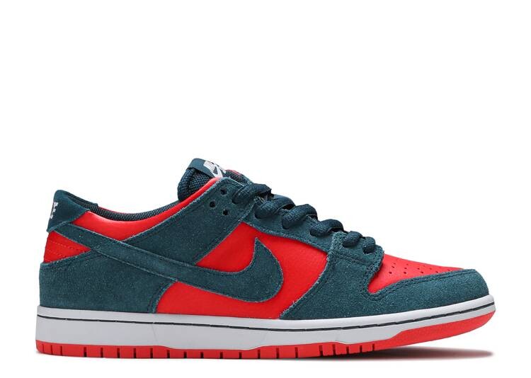 

Кроссовки Nike ZOOM DUNK LOW PRO SB 'REVERSE SHARK', красный, Красный;серый