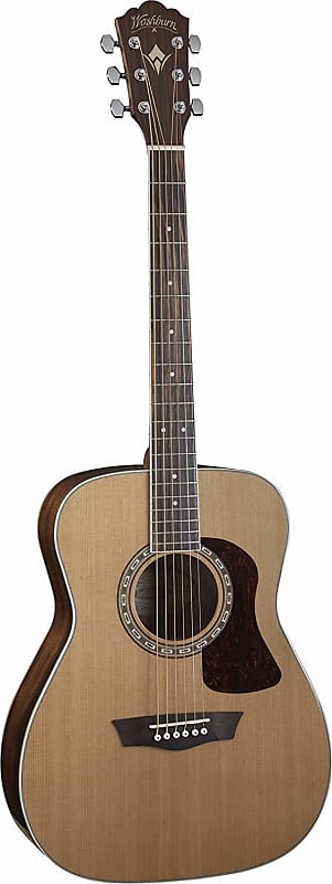 цена Акустическая гитара Washburn Heritage Series Acoustic Folk Guitar - Solid Red Cedar Top
