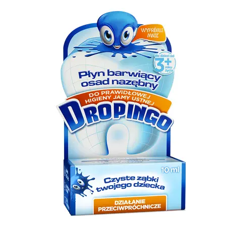 

Dropingo Płyn Barwiący Osad Nazębny жидкость для полоскания рта, 10 ml
