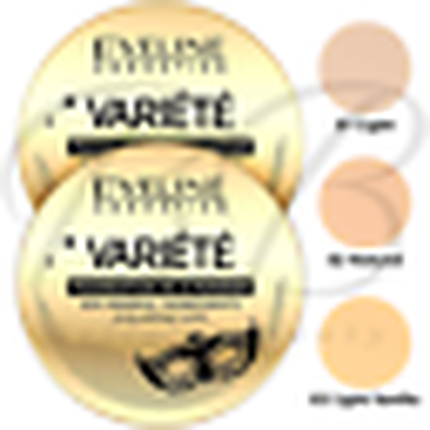 Eveline Variete 93% натуральных ингредиентов, минеральная тональная пудра, 8 г, Eveline Cosmetics