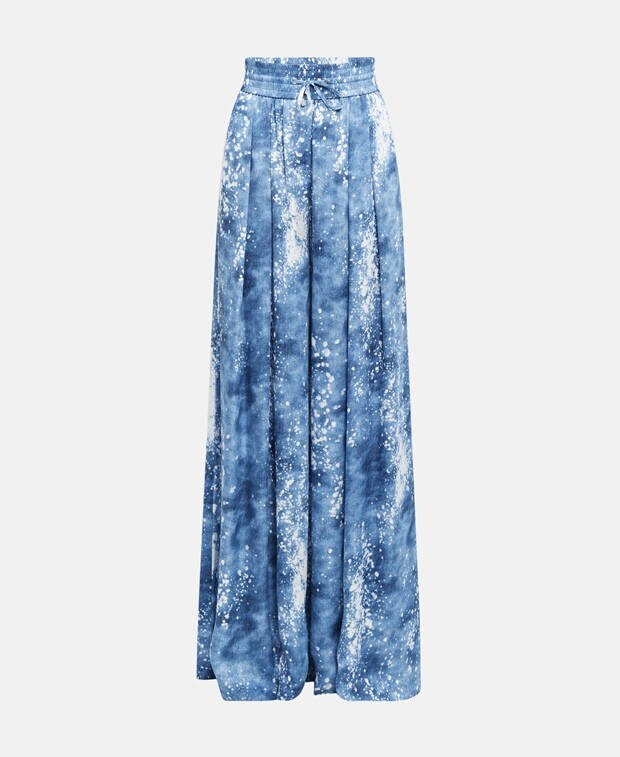 

Широкие брюки bcbgmaxazria, темно-синий