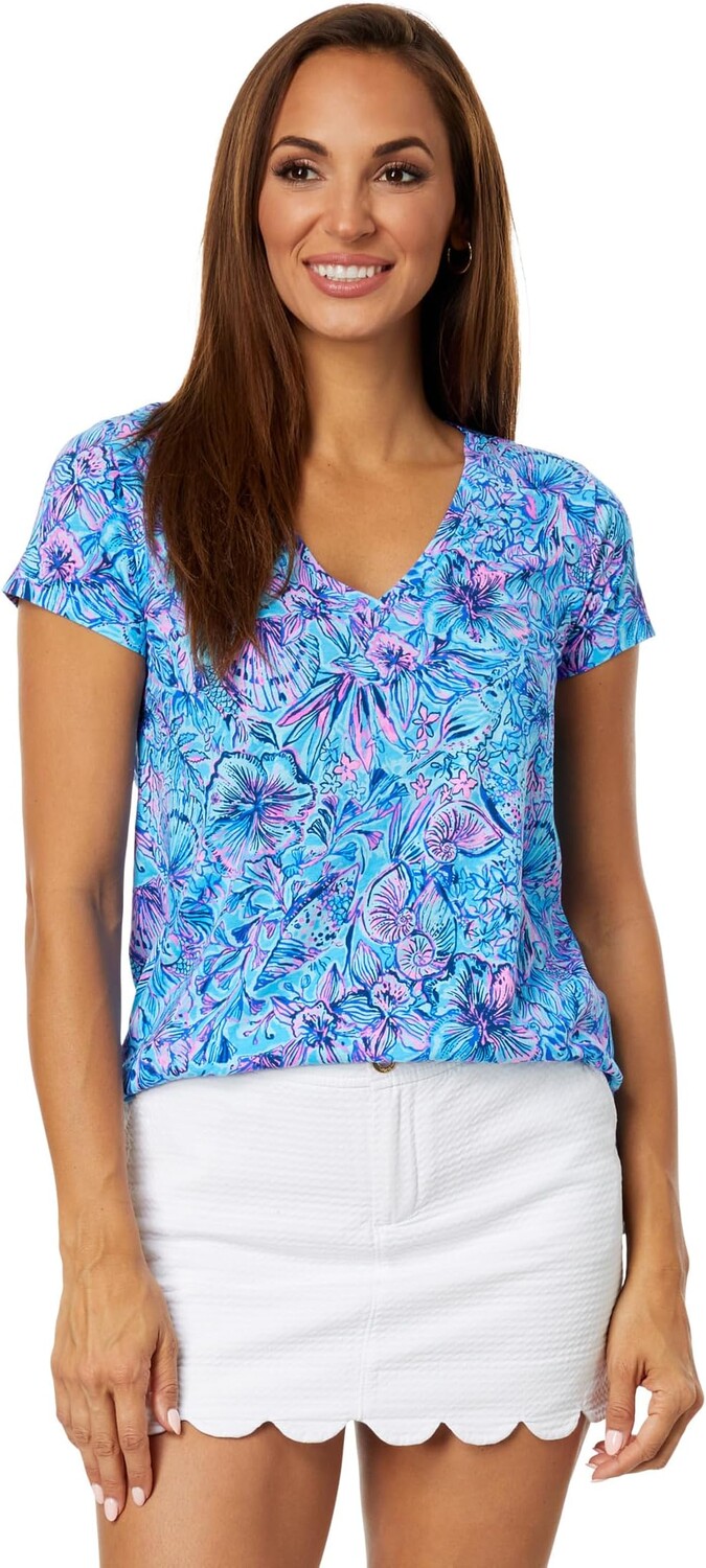

Мередит Ти Lilly Pulitzer, цвет Breakwater Blue Shells N Bells
