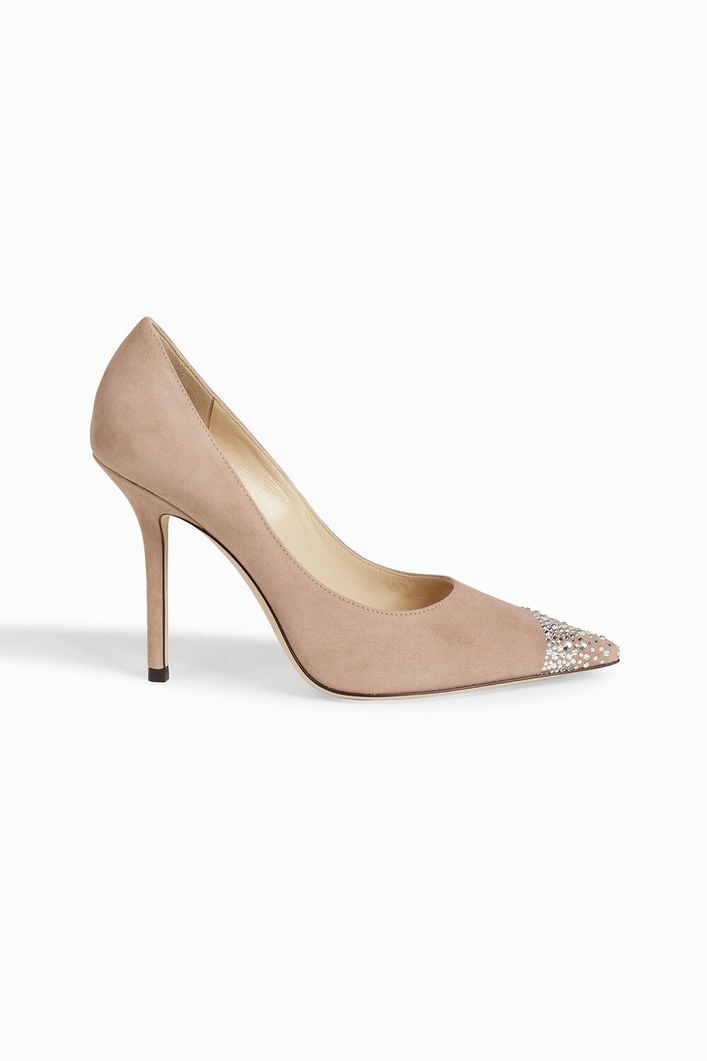 

Замшевые туфли Love 100, украшенные кристаллами JIMMY CHOO, румян