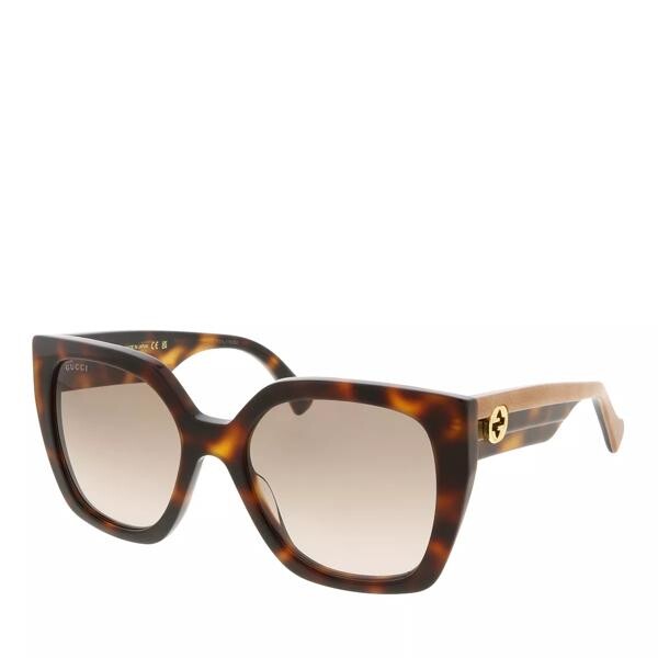 

Солнцезащитные очки gg1300s havana-crystal-brown Gucci, коричневый