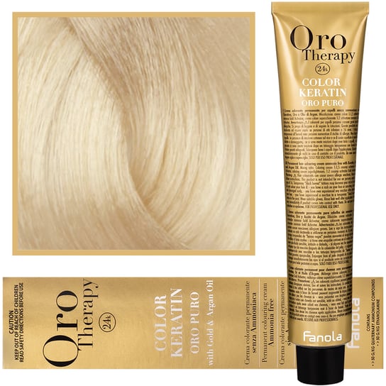 Краска для волос, 100 мл Fanola, Oro Therapy, Color Keratin Oro Puro, 11.0
