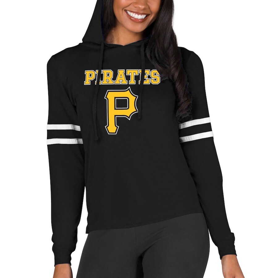 

Футболка с длинным рукавом Concepts Sport Pittsburgh Pirates, черный