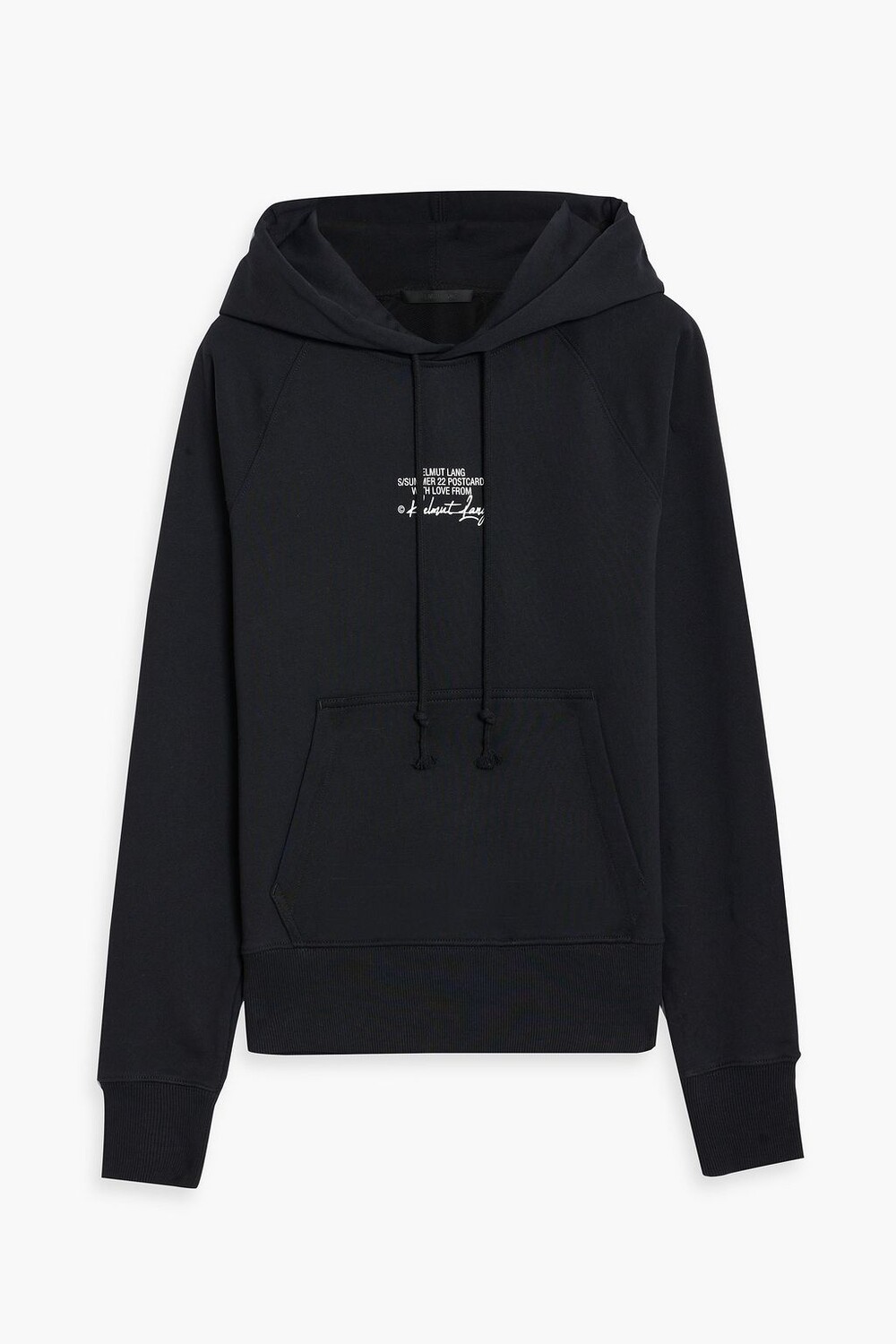 

Толстовка из французской махровой ткани с принтом HELMUT LANG, черный