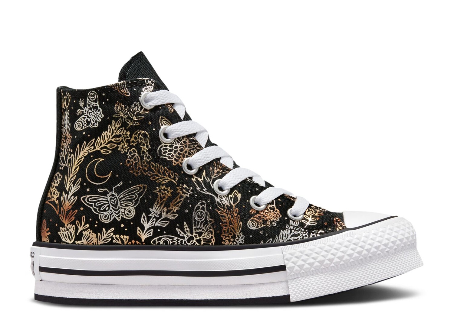 

Кроссовки Converse Chuck Taylor All Star Eva Lift Platform High Ps 'Butterfly Shine', черный