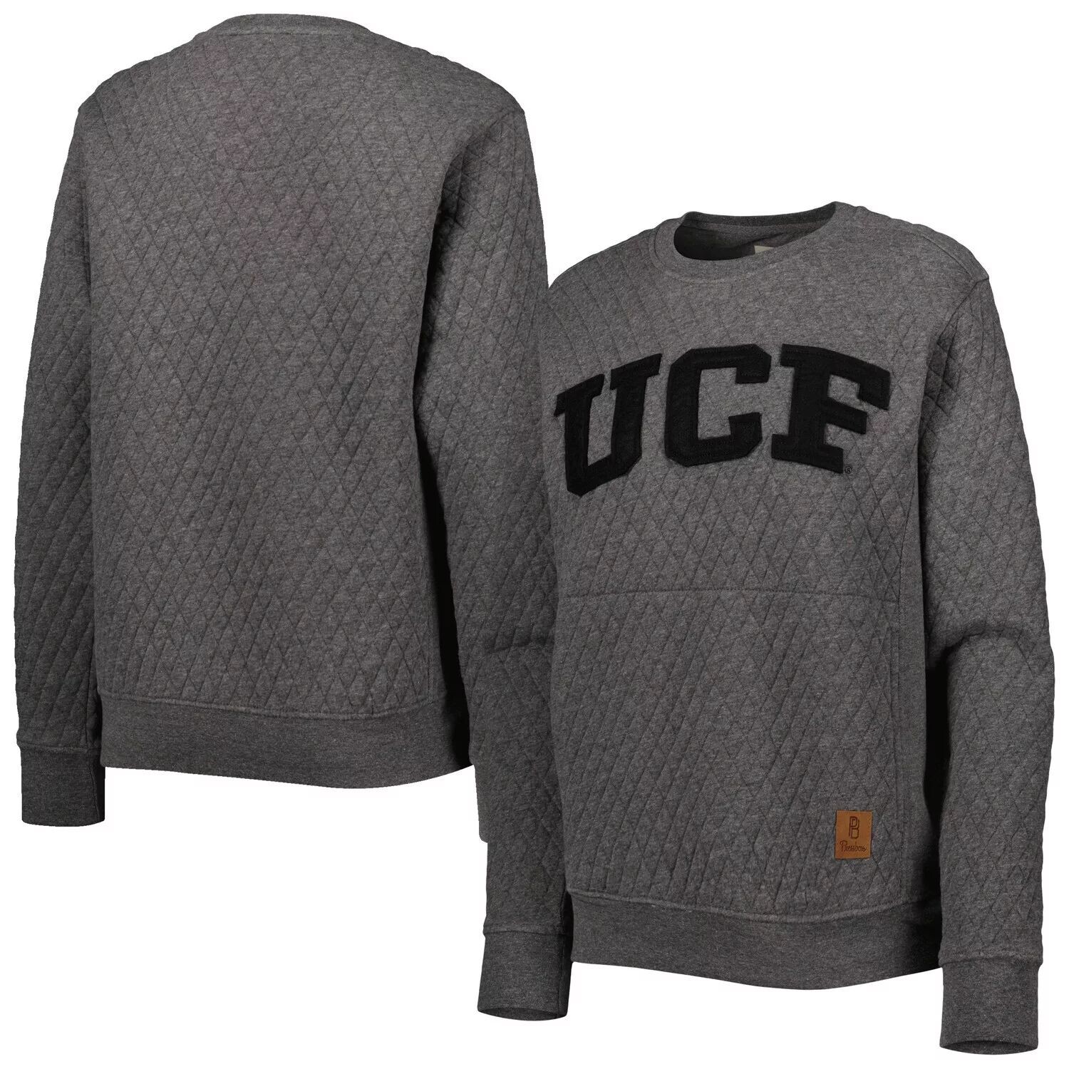 

Женский стеганый пуловер Pressbox Heather Grey UCF Knights Moose