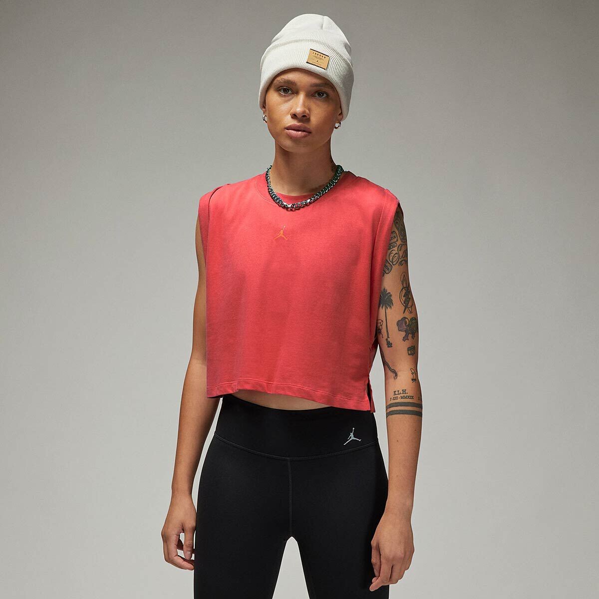 Топ J SPORT ESSENTIAL Tank Top WOMENS Jordan, цвет Hummer/Safety Orange