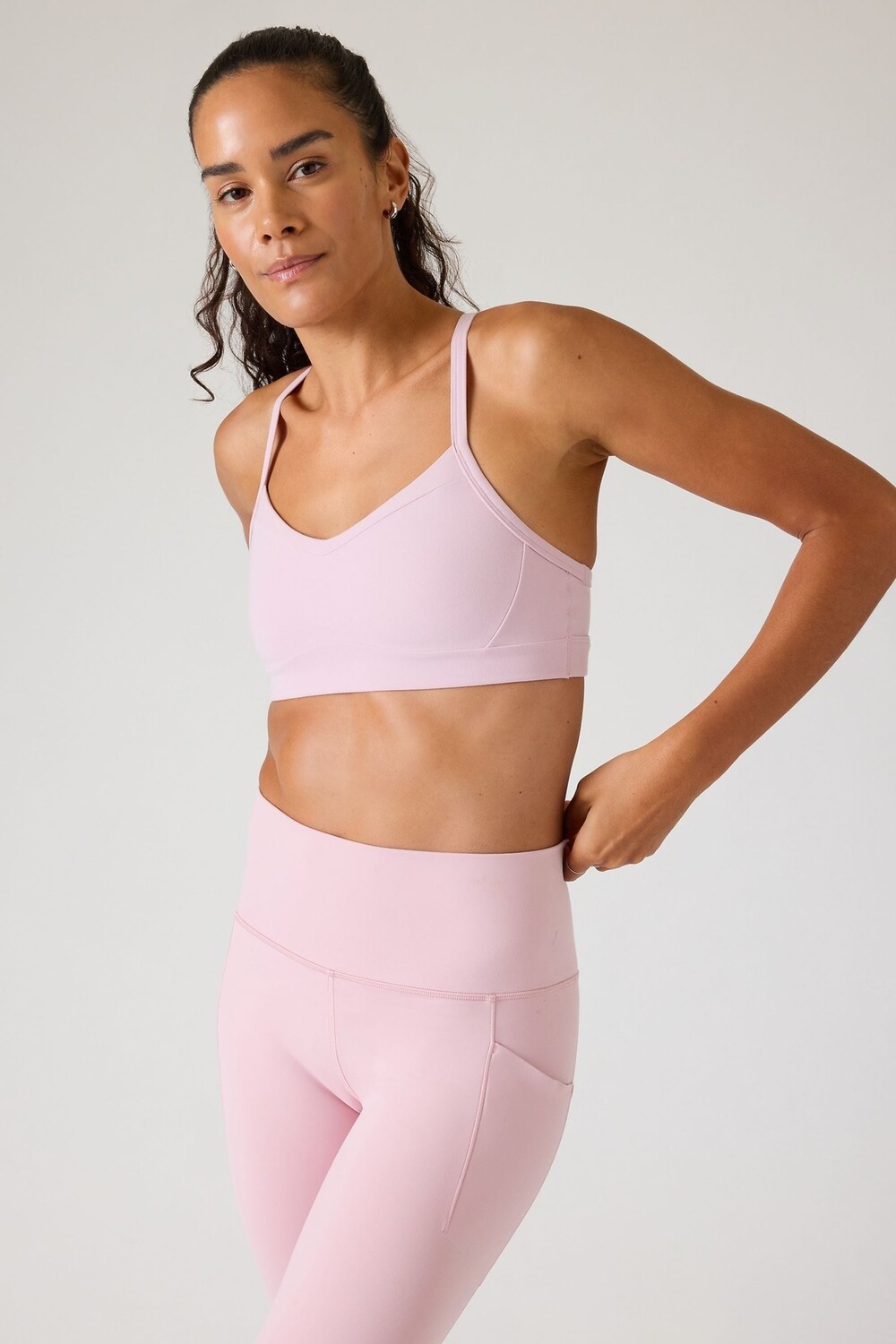 

Спортивный бюстгальтер Vital с чашками A Athleta, розовый