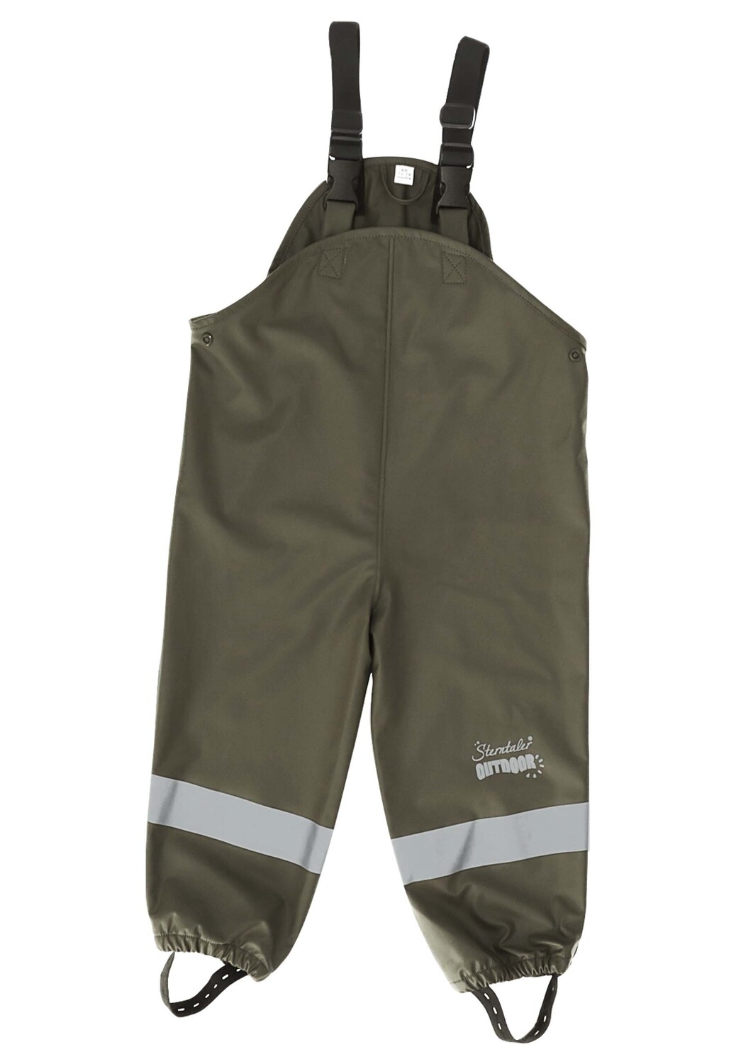

Водонепроницаемые брюки Sterntaler Regenträgerhose ungefüttert, темно-зеленый