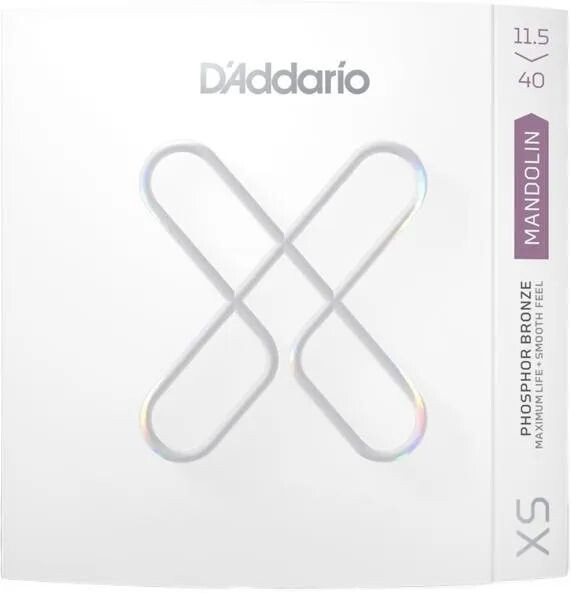 

Новые струны мандолины D'Addario XSM11540 с покрытием из фосфористой бронзы — .0115-.040 Custom Medium