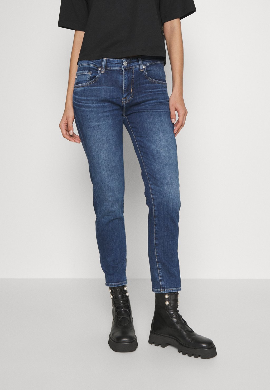 Джинсы Slim fit AG Jeans, темно-синий