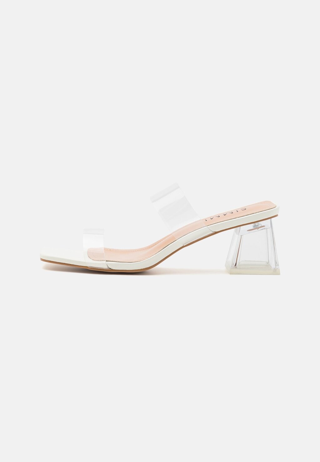 

Тапочки Priscilla Simmi London, цвет clear white