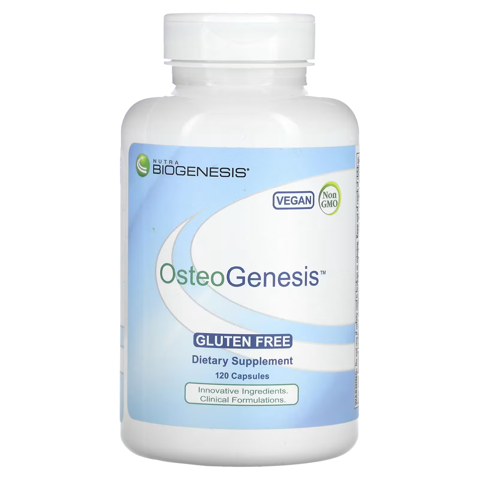 Пищевая добавка Nutra BioGenesis OsteoGenesis, 120 капсул пищевая добавка nutra biogenesis electrolyte plus c 154 2 г