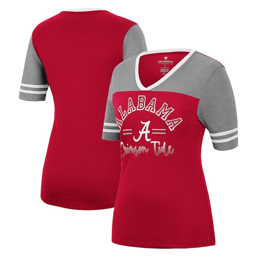 

Футболка с коротким рукавом Colosseum Alabama Crimson Tide, серый