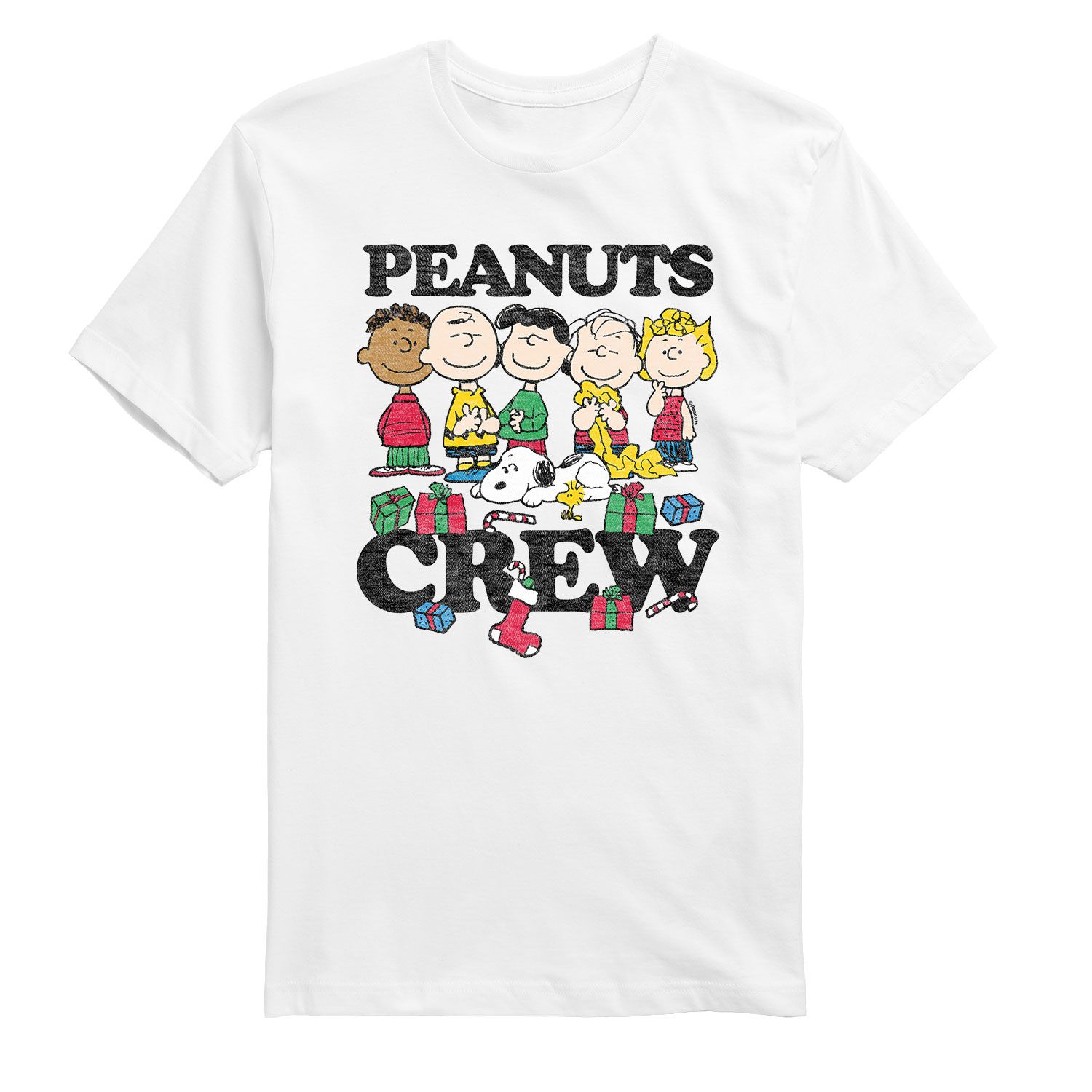 цена Мужская праздничная футболка Peanuts Crew Licensed Character