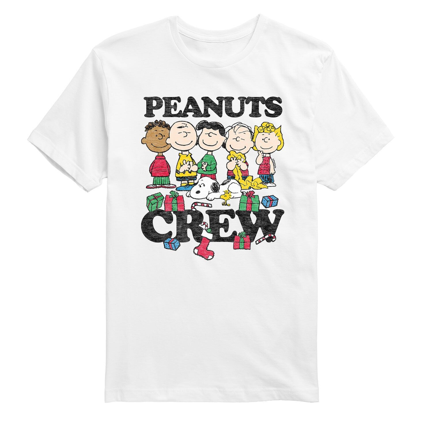 

Мужская праздничная футболка Peanuts Crew Licensed Character