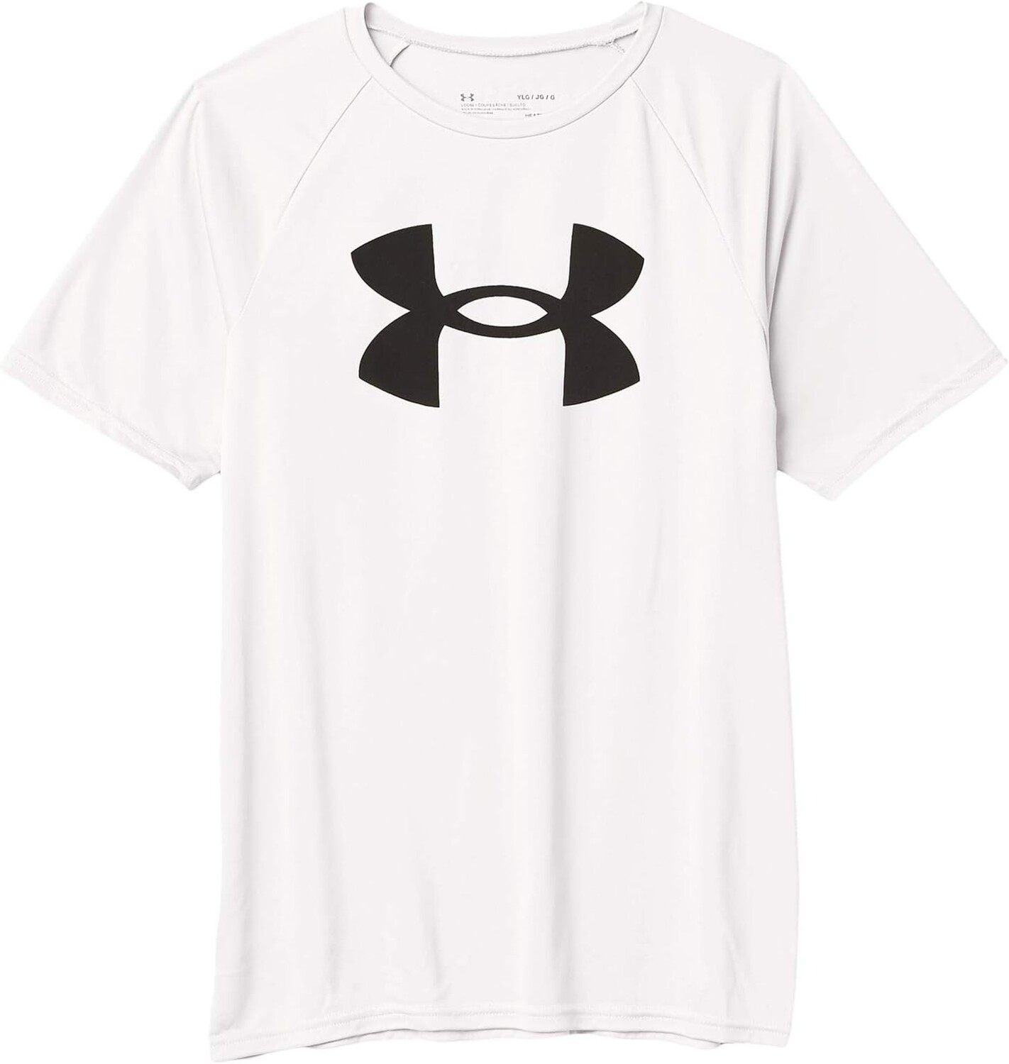 

Tech Big Logo с коротким рукавом (Big Kids) Under Armour, цвет White/Black