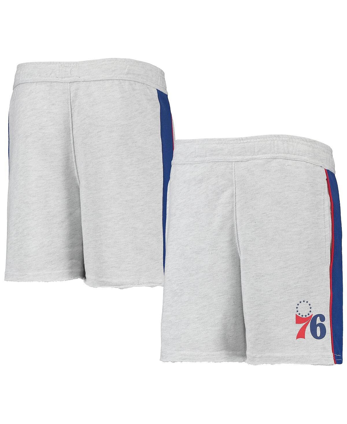 

Серые шорты Big Boys Philadelphia 76ers с вингбэком Outerstuff