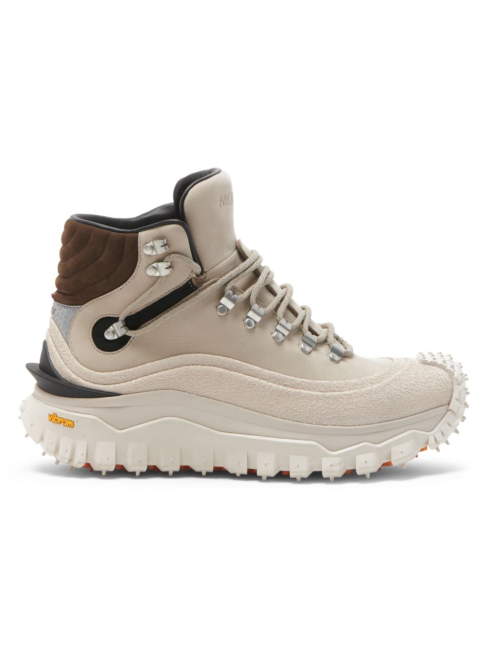 

Кожаные высокие кроссовки Trailgrip High GTX Moncler, бежевый