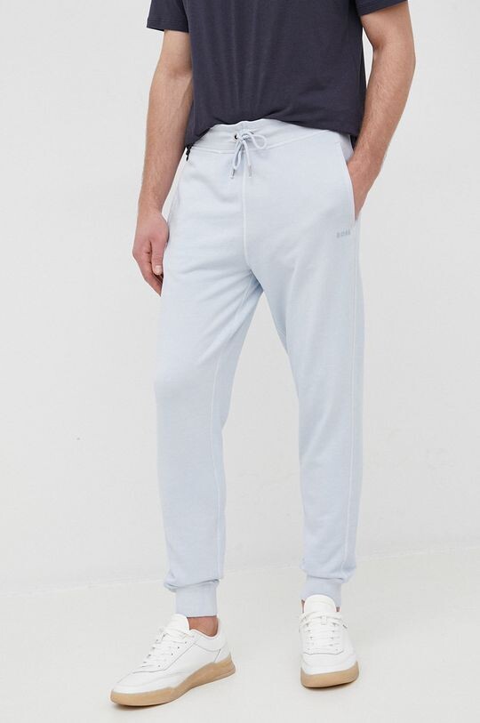 

Хлопковые спортивные брюки BOSS BOSS CASUAL Boss Orange, серый